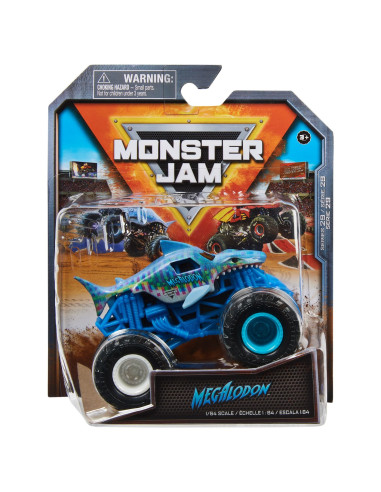 6044941_20141161,Monster Jam Masinuta Metalica Megalodon Scara 1 La 64