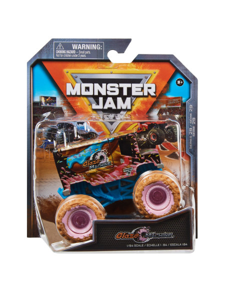 6044941_20141167,Monster Jam Masinuta Metalica Glaze Machine Scara 1 La 64