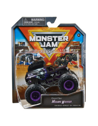 6044941_20141163,Monster Jam Masinuta Metalica Mohawk Warrior Scara 1 La 64