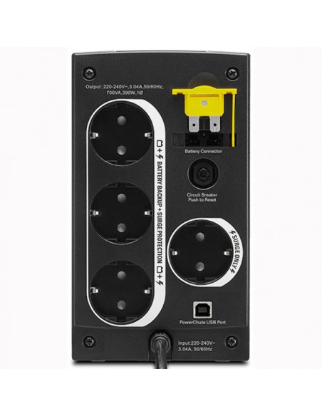 UPS APC Back-UPS BX line-interactive / aprox.sinusoida 700VA /