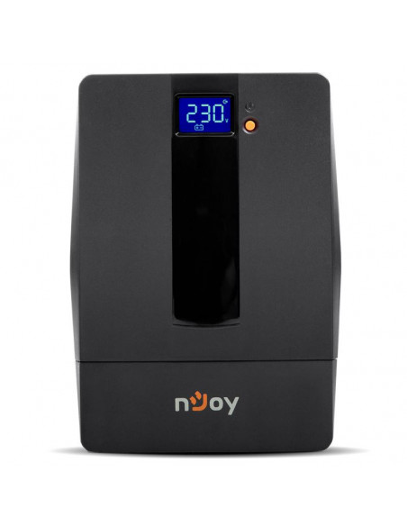 UPS nJoy Horus Plus 1000, 1000VA/600W, Afisaj LCD cu ecran