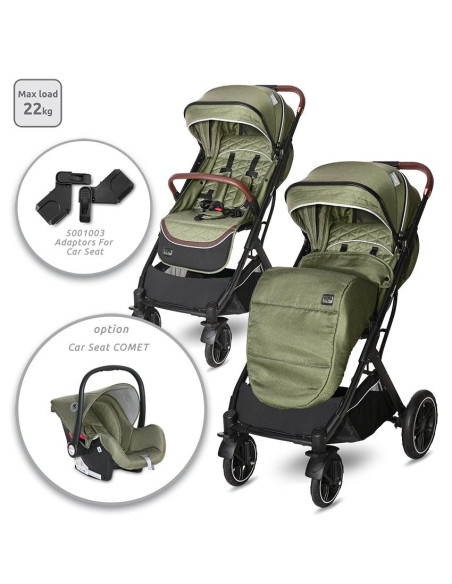 10021692383,Carucior pentru nou-nascut Storm, pana la 22 kg, cadru aluminiu, Loden Green 10021692383,Carucior pentru nou-nascut Storm, pana la 22 kg, cadru aluminiu, Loden Green