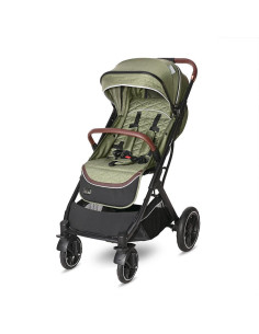 10021692383,Carucior pentru nou-nascut Storm, pana la 22 kg, cadru aluminiu, Loden Green 2