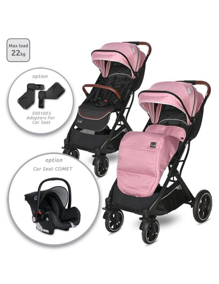 10021692381,Carucior pentru nou-nascut Storm, pana la 22 kg, cadru aluminiu, Rose Quartz 10021692381,Carucior pentru nou-nascut Storm, pana la 22 kg, cadru aluminiu, Rose Quartz