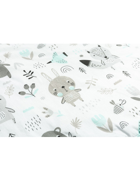 SILLO-42212,Paturica nou-nascut 80x80 cm Sensillo Minky Wrap Luminis Grafit