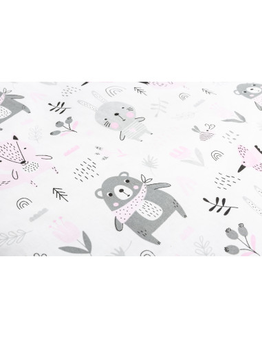 SILLO-42213,Paturica nou-nascut 80x80 cm Sensillo Minky Wrap Luminis Roz