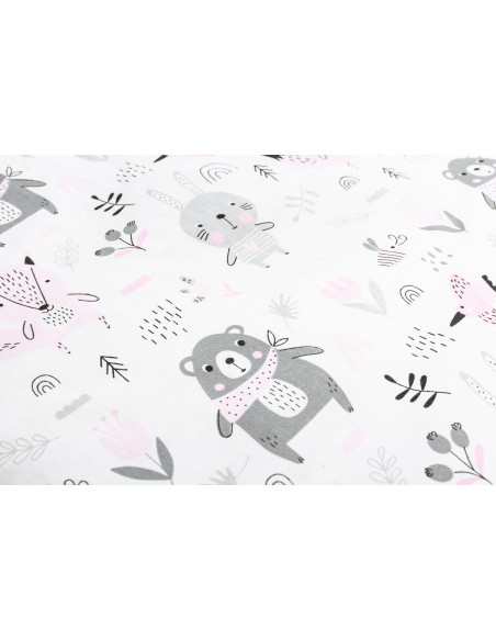 SILLO-42213,Paturica nou-nascut 80x80 cm Sensillo Minky Wrap Luminis Roz