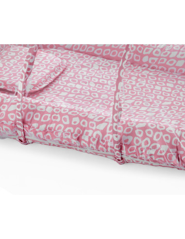 UP-bj_5542,Saltea reductor/ BabyNest BabyJem cu pernuta si plasa insecte Sleep Safe (Culoare: Gri)