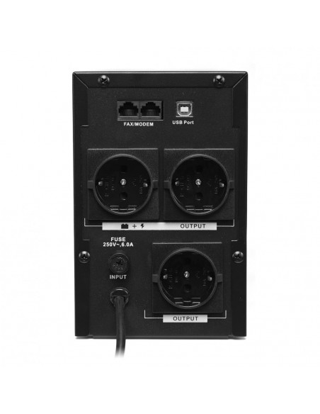 UPS Serioux 1000VA, Line Interactive, 1000VA/600W, 2 porturi UPS Serioux 1000VA, Line Interactive, 1000VA/600W, 2 porturi