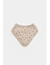 UP-BC-CSY5957,Set 2 bavete Girafa, BabyCosy, Ecru/Mink