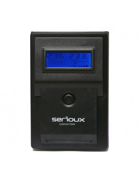 UPS Serioux 1200VA, Line Interactive, 1200VA/720W, 2 porturi