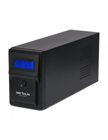 UPS Serioux 1200VA, Line Interactive, 1200VA/720W, 2 porturi