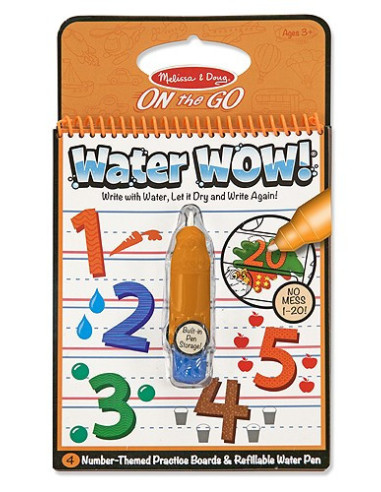 MD5399,Carnet de colorat Apa magica Numerele Melissa and Doug