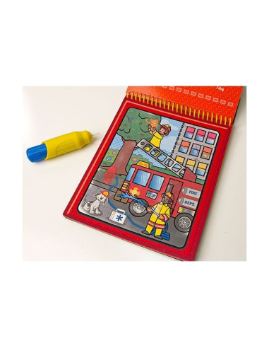 MD5375,Apa Magica Carnet de colorat Vehicule Melissa and Doug