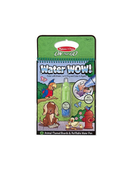 MD5376,Apa Magica Carnet de colorat Animale Melissa and Doug