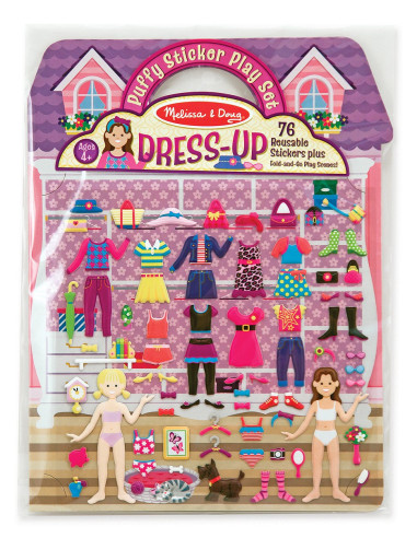 MD2195,Abtibilduri pufoase Imbracaminte Melissa and Doug