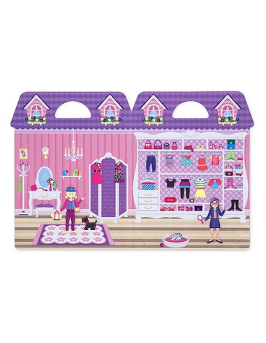 MD2195,Abtibilduri pufoase Imbracaminte Melissa and Doug
