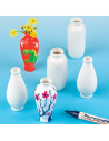 BKEC192,Minivaze din portelan de decorat - Baker Ross