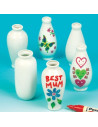 BKEC192,Minivaze din portelan de decorat - Baker Ross