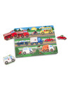 MD9051,Puzzle din lemn Vehicule cunoscute