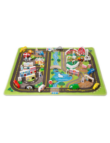 MD5195,Set de joaca si covoras orasul Melissa and Doug
