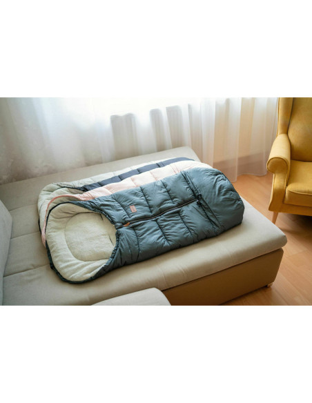 BN-531906,Petite&Mars - Sac de iarna pentru carucior, landou sau scaun auto Jibot, 100x48 cm, Impermeabil, Cu elemente reflector
