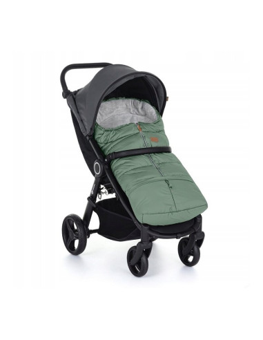BN-531822,Petite&Mars - Sac de iarna pentru carucior, landou sau scaun auto Jibot, 100x48 cm, Impermeabil, Cu elemente reflector