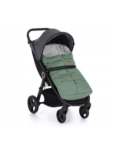 BN-531822,Petite&Mars - Sac de iarna pentru carucior, landou sau scaun auto Jibot, 100x48 cm, Impermeabil, Cu elemente reflector
