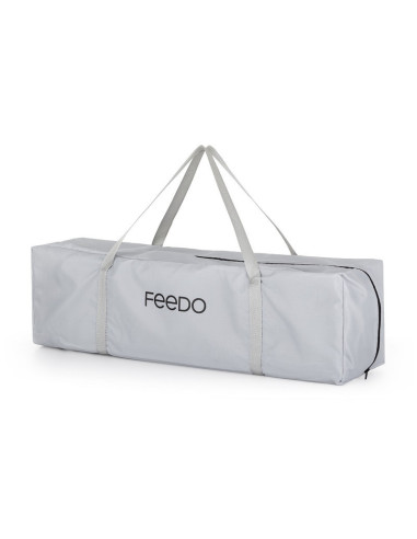 BN-221795,Feedo - Patut de calatorie, Pliabil, Cu geanta de transport inclusa, Cu intrare laterala si inchidere prin fermoar, Gr