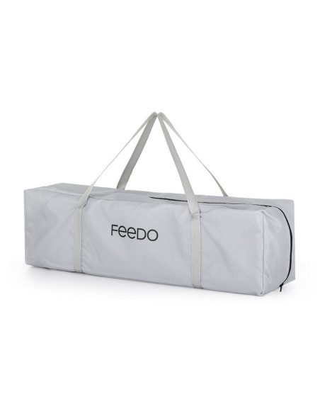 BN-221795,Feedo - Patut de calatorie, Pliabil, Cu geanta de transport inclusa, Cu intrare laterala si inchidere prin fermoar, Gr