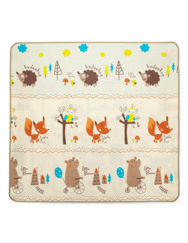 BN-202074,Feedo - Covoras de joaca, Reversibil, Impermeabil, Din spuma, Fara BPA, 180 x 180 x 1 cm, 0 luni+, Multicolor