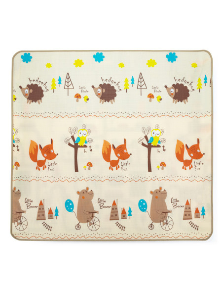 BN-202074,Feedo - Covoras de joaca, Reversibil, Impermeabil, Din spuma, Fara BPA, 180 x 180 x 1 cm, 0 luni+, Multicolor