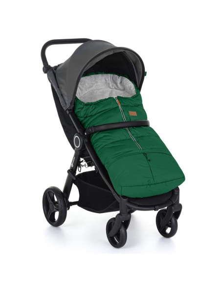 BN-531845,Petite&Mars - Sac de iarna pentru carucior, landou sau scaun auto Jibot, 100x48 cm, Impermeabil, Cu elemente reflector