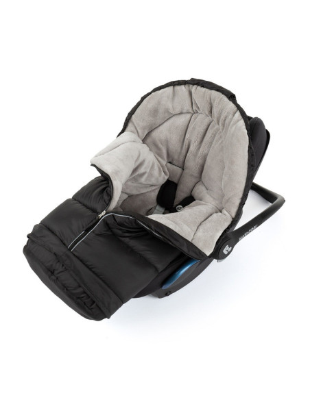 BN-531845,Petite&Mars - Sac de iarna pentru carucior, landou sau scaun auto Jibot, 100x48 cm, Impermeabil, Cu elemente reflector