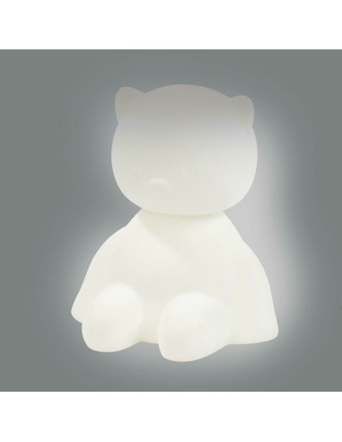 BN-879507,Nattou - Lampa de veghe, Cu senzor care detecteaza plansul bebelusui si calmeaza vizual, Cu 7 culori diferite si 4 int