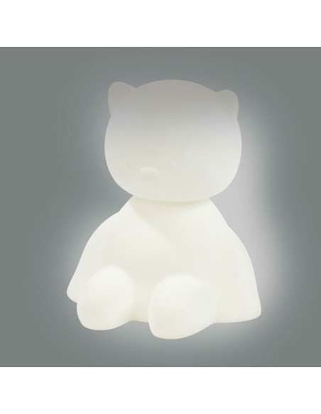 BN-879507,Nattou - Lampa de veghe, Cu senzor care detecteaza plansul bebelusui si calmeaza vizual, Cu 7 culori diferite si 4 int