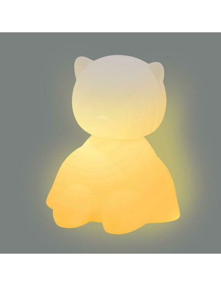 BN-879507,Nattou - Lampa de veghe, Cu senzor care detecteaza plansul bebelusui si calmeaza vizual, Cu 7 culori diferite si 4 int