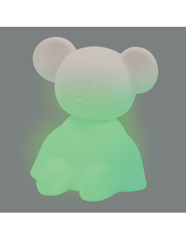 BN-879231,Nattou - Lampa de veghe, Cu senzor care detecteaza plansul bebelusui si calmeaza vizual, Cu 7 culori diferite si 4 int