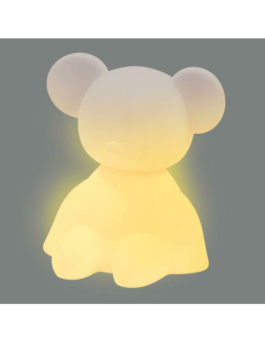 BN-879231,Nattou - Lampa de veghe, Cu senzor care detecteaza plansul bebelusui si calmeaza vizual, Cu 7 culori diferite si 4 int