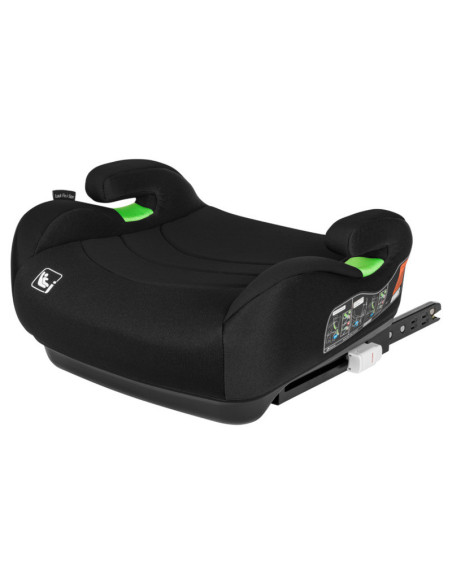 BN-LO-LUUK_FIX_I-SIZE_BLACK_CARBON,Lionelo - Inaltator auto, Luuk Fix, Instalare cu sistem Isofix si centura de prindere, Cu buz