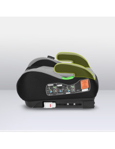 BN-LO-LUUK_FIX_I-SIZE_GREY_STONE,Lionelo - Inaltator auto, Luuk Fix, Instalare cu sistem Isofix si centura de prindere, Cu buzun 2