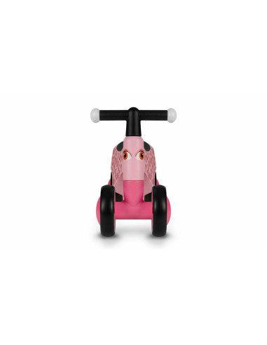 BN-LOE-SAMMY_PINK_ROSE,Lionelo - Bicicleta fara pedale, Sammy, Cu 4 roti, Din spuma EVA, Stabila, Manere moi, antiderapante, 12-