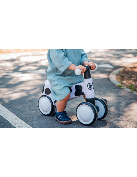 BN-LOE-SAMMY_PINK_ROSE,Lionelo - Bicicleta fara pedale, Sammy, Cu 4 roti, Din spuma EVA, Stabila, Manere moi, antiderapante, 12-