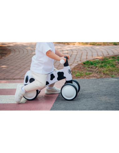 BN-LOE-SAMMY_PINK_ROSE,Lionelo - Bicicleta fara pedale, Sammy, Cu 4 roti, Din spuma EVA, Stabila, Manere moi, antiderapante, 12-