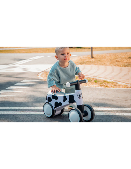 BN-LOE-SAMMY_PINK_ROSE,Lionelo - Bicicleta fara pedale, Sammy, Cu 4 roti, Din spuma EVA, Stabila, Manere moi, antiderapante, 12-