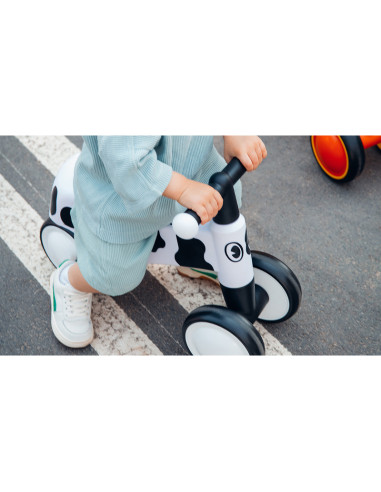 BN-LOE-SAMMY_PINK_ROSE,Lionelo - Bicicleta fara pedale, Sammy, Cu 4 roti, Din spuma EVA, Stabila, Manere moi, antiderapante, 12-