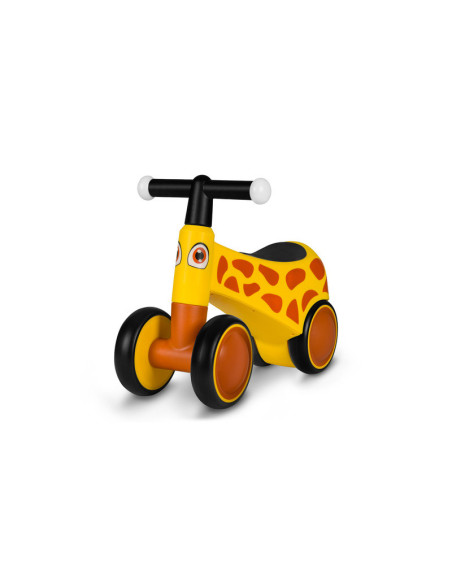 BN-LOE-SAMMY_YELLOW_HONEY,Lionelo - Bicicleta fara pedale, Sammy, Cu 4 roti, Din spuma EVA, Stabila, Manere moi, antiderapante, 