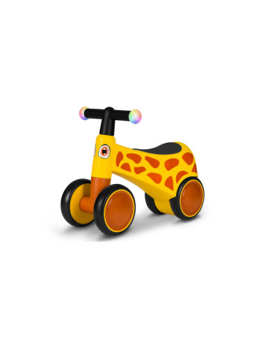 BN-LOE-SAMMY_YELLOW_HONEY,Lionelo - Bicicleta fara pedale, Sammy, Cu 4 roti, Din spuma EVA, Stabila, Manere moi, antiderapante, 