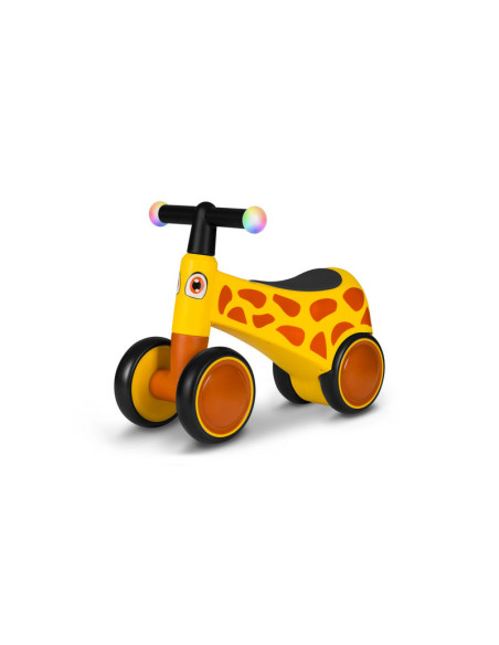 BN-LOE-SAMMY_YELLOW_HONEY,Lionelo - Bicicleta fara pedale, Sammy, Cu 4 roti, Din spuma EVA, Stabila, Manere moi, antiderapante, 