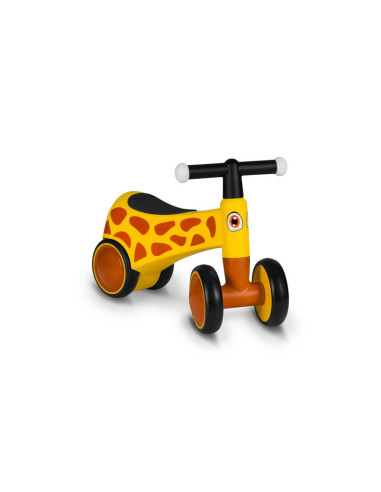 BN-LOE-SAMMY_YELLOW_HONEY,Lionelo - Bicicleta fara pedale, Sammy, Cu 4 roti, Din spuma EVA, Stabila, Manere moi, antiderapante, 